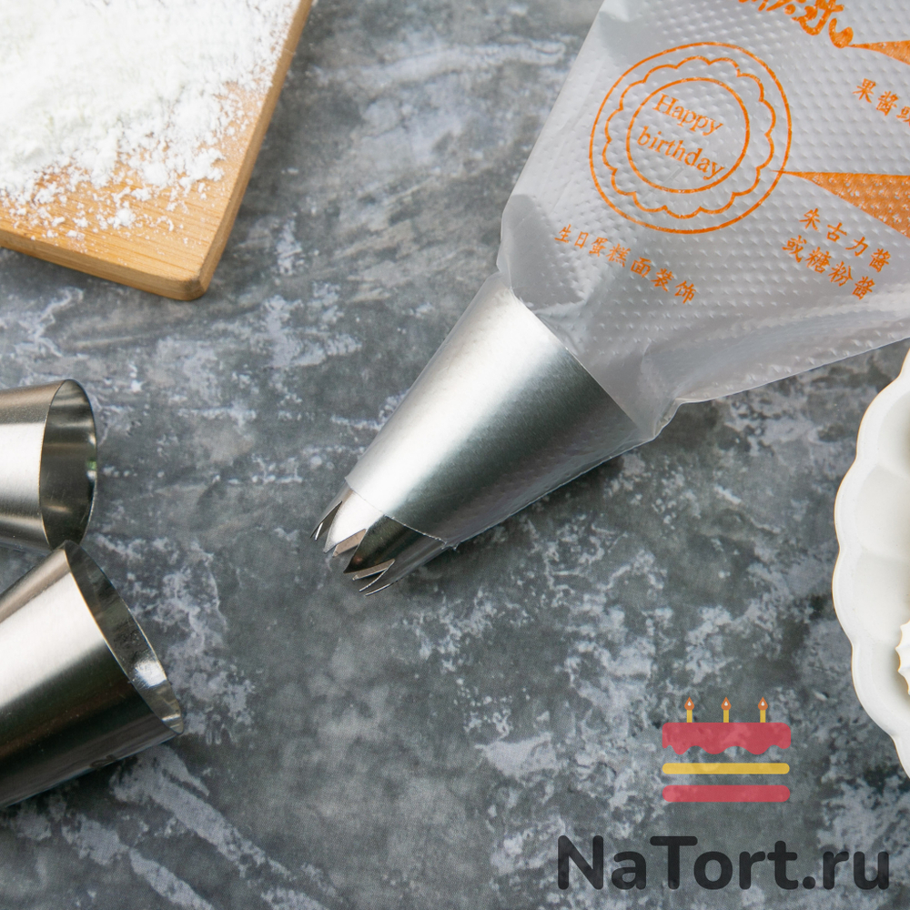 Мешки кондитерские одноразовые L (100 шт)