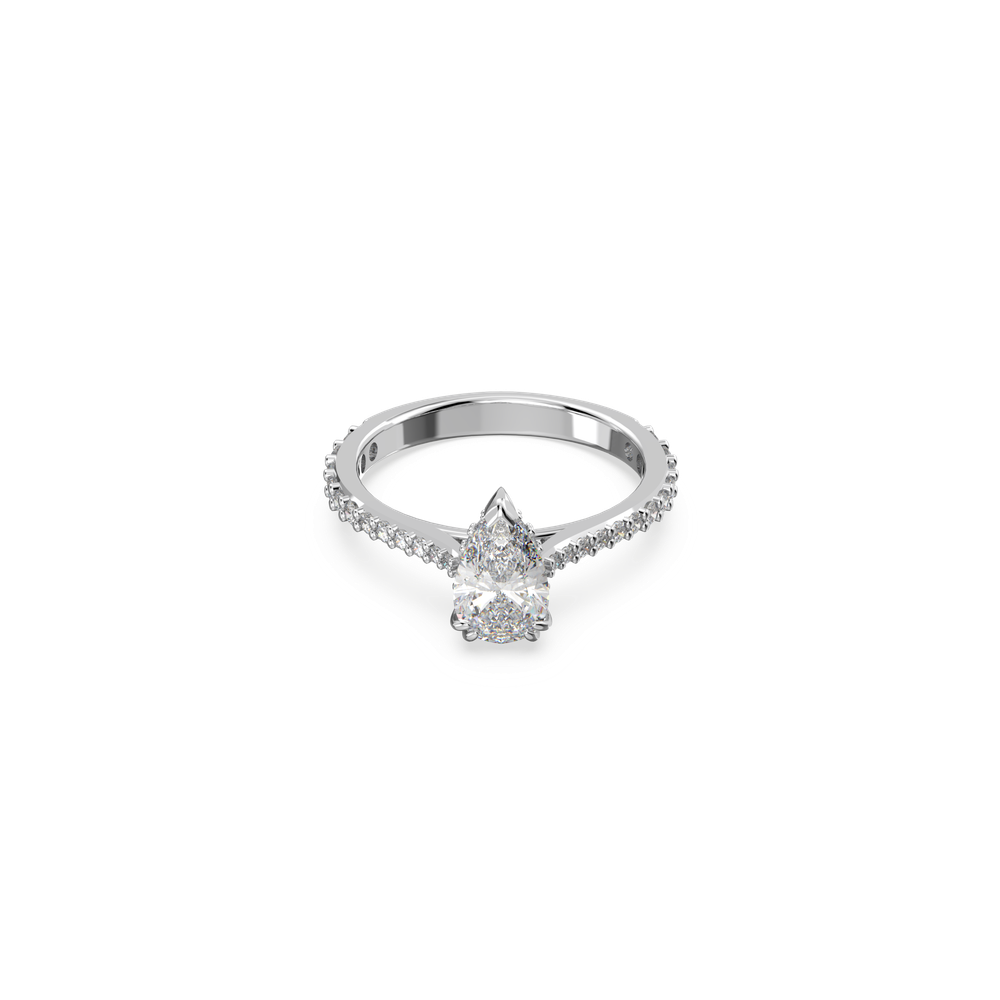 MILLENIA:RING PEAR WHITE/RHS 52
