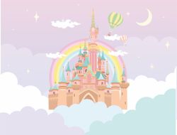 Розовый замок