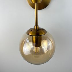 Бра Modo Sconce 2 Globes Gold By Imperiumloft