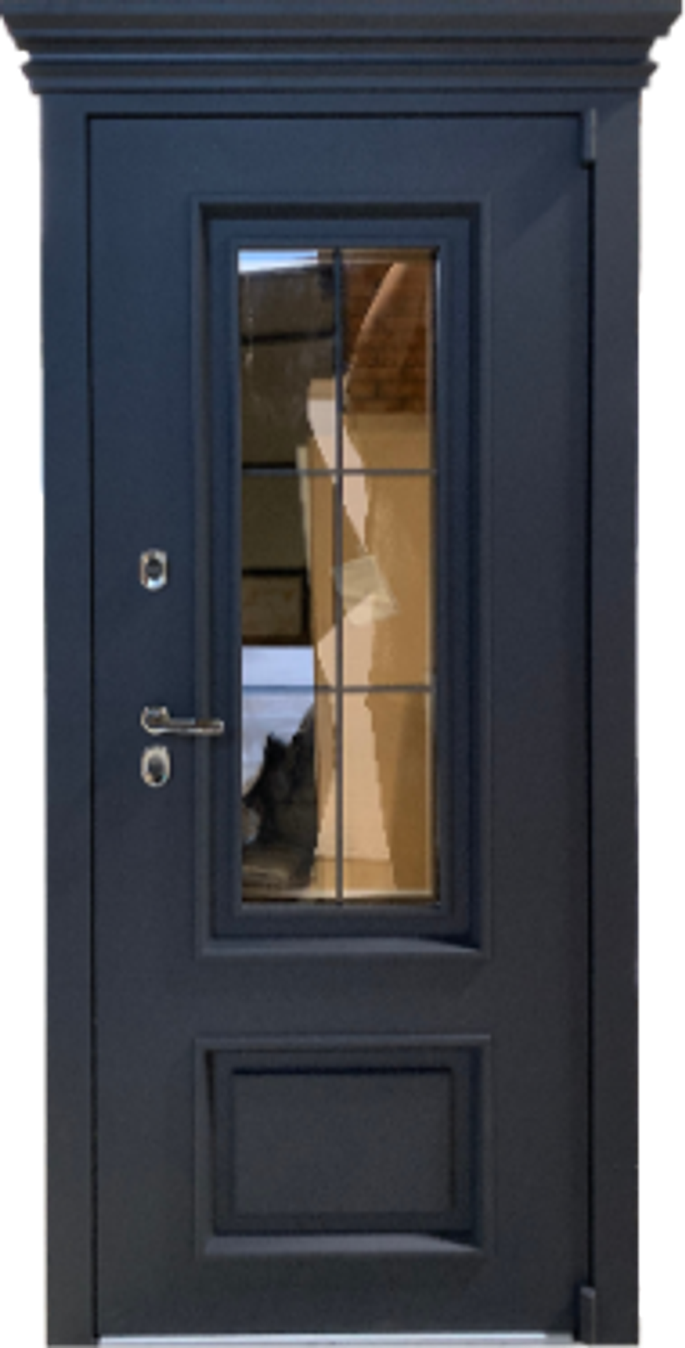 Входная дверь Грань Англия 2 Термо с капителью: Размер 2050/860-960, открывание ПРАВОЕ