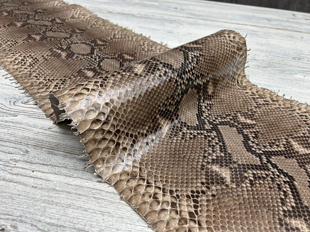 Elwin Lucido Terra (0,4-0,6 мм), натуральная кожа питона