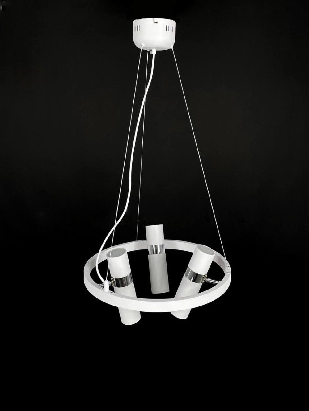 Светильник подвесной светодиодный Lanbos, 6 ламп GU10, до 15 кв м, белый