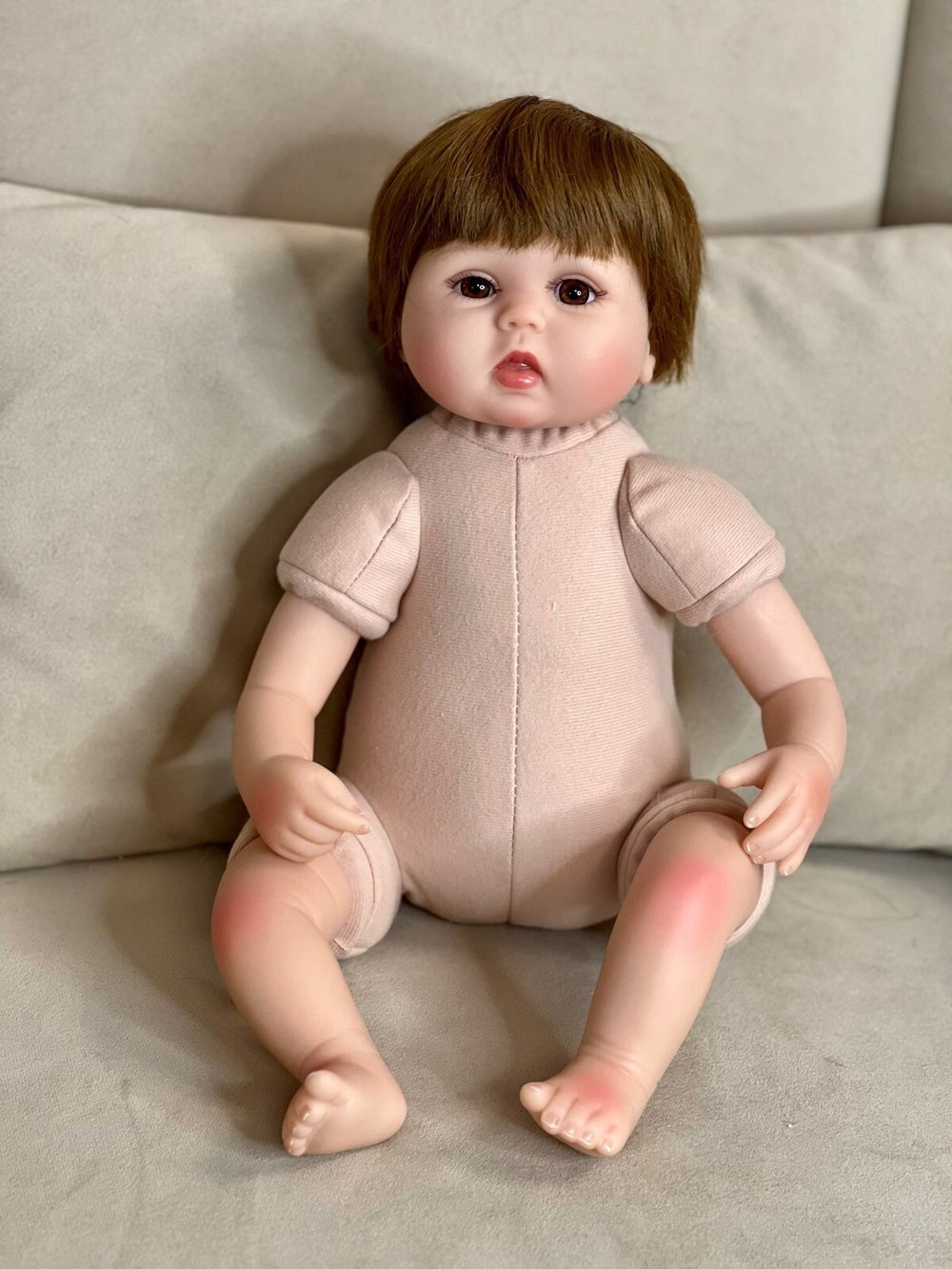 Кукла Реборн мягконабивная 42см в пакете (FA-027)