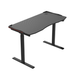 Стол для компьютера (для геймеров) с электроприводом и RGB-подсветкой FoxGear FG-IE-47B (ширина 120 см)