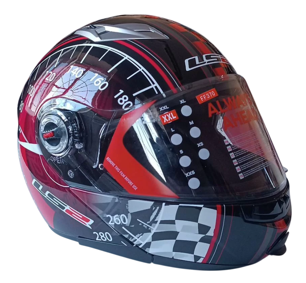 Шлем LS2 FF370 Чёрный/красный