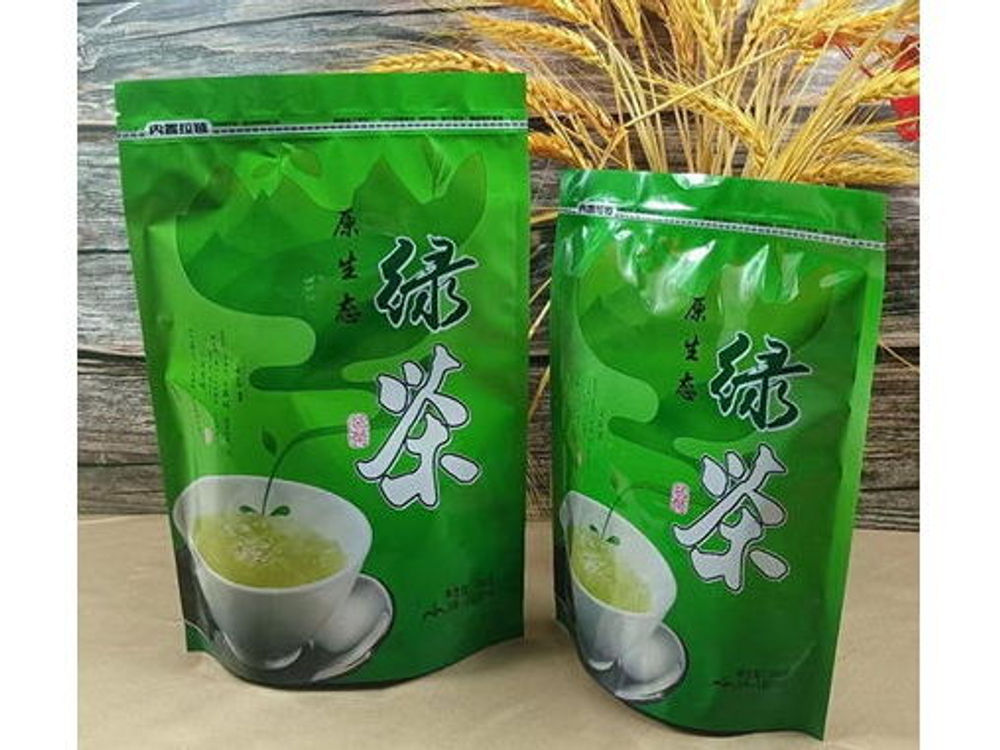 15021 Пакет мет. дойпак размер=29.5*20см, полипр., зелёный