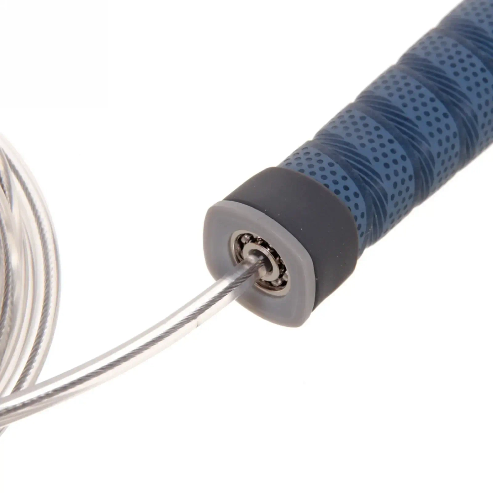 Скакалка с подшипниками RICHO RQ-JR-HG02, 3 м, ручка 127 мм, голубой