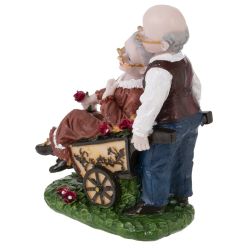 GAEM Фигурка декоративная "Бабушка с дедушкой", L12 W7 H16 см