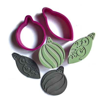 Набор "Ёлочные игрушки с вырубками"