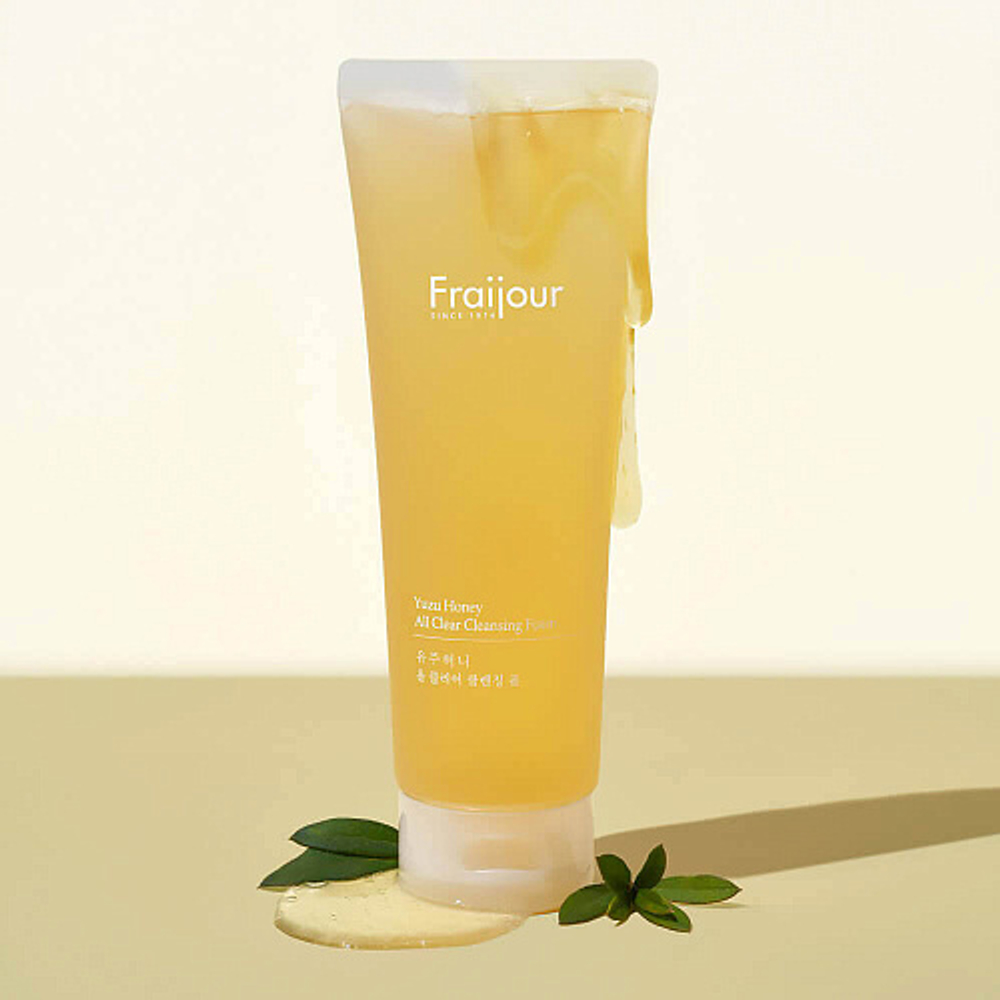 Пенка для умывания Fraijour yuzu honey all clear cleansing foam 250 мл