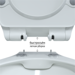 Унитаз подвесной BERGES TOP Rimless 53 см