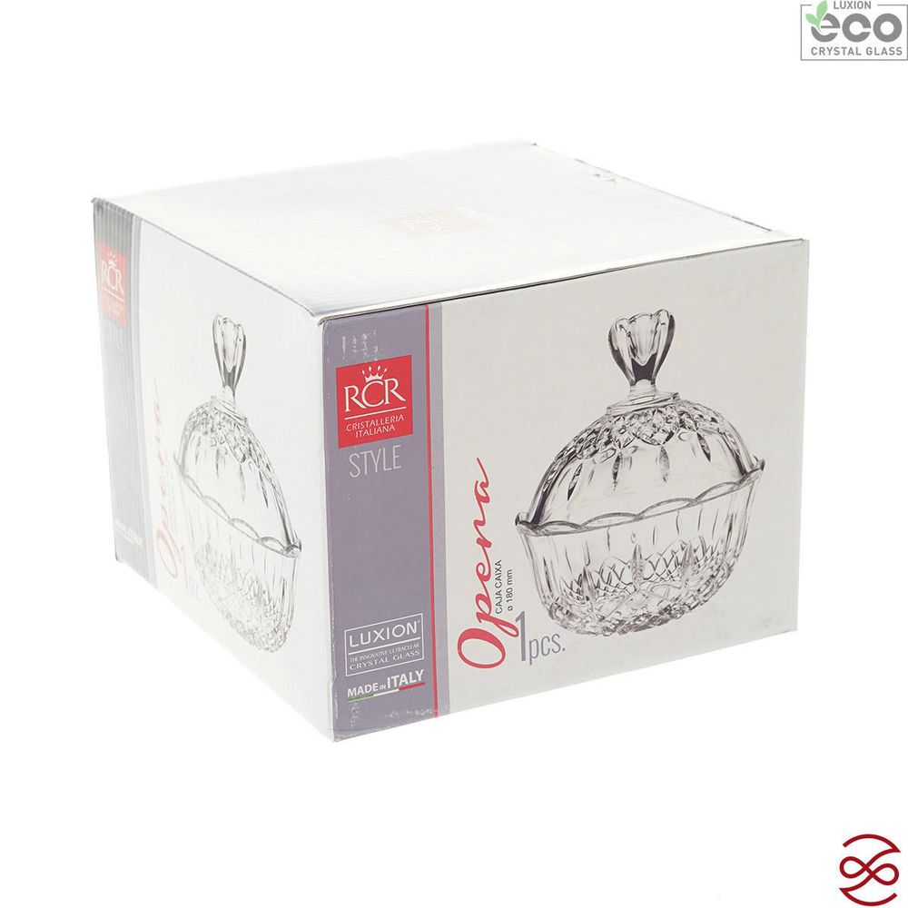 Конфетница с крышкой RCR Opera 18см