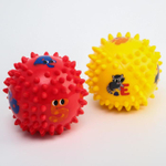 5239088 Набор из твёрдых развивающих массажных мячиков, «Цифры и буквы», 2шт, d=9 см