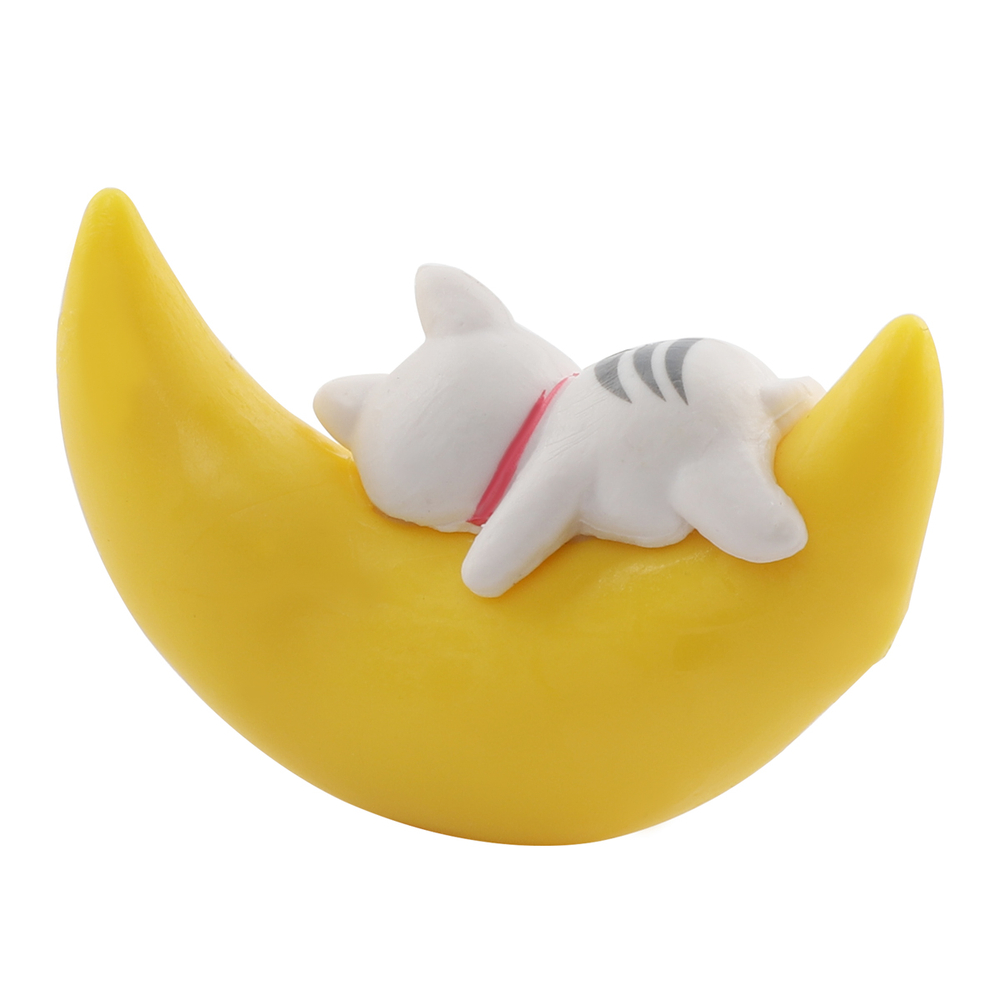 Laguna AQUA "Kids' Fun" Грот плавающий "Котик на месяце", 55*35*15мм, Laguna AQUA