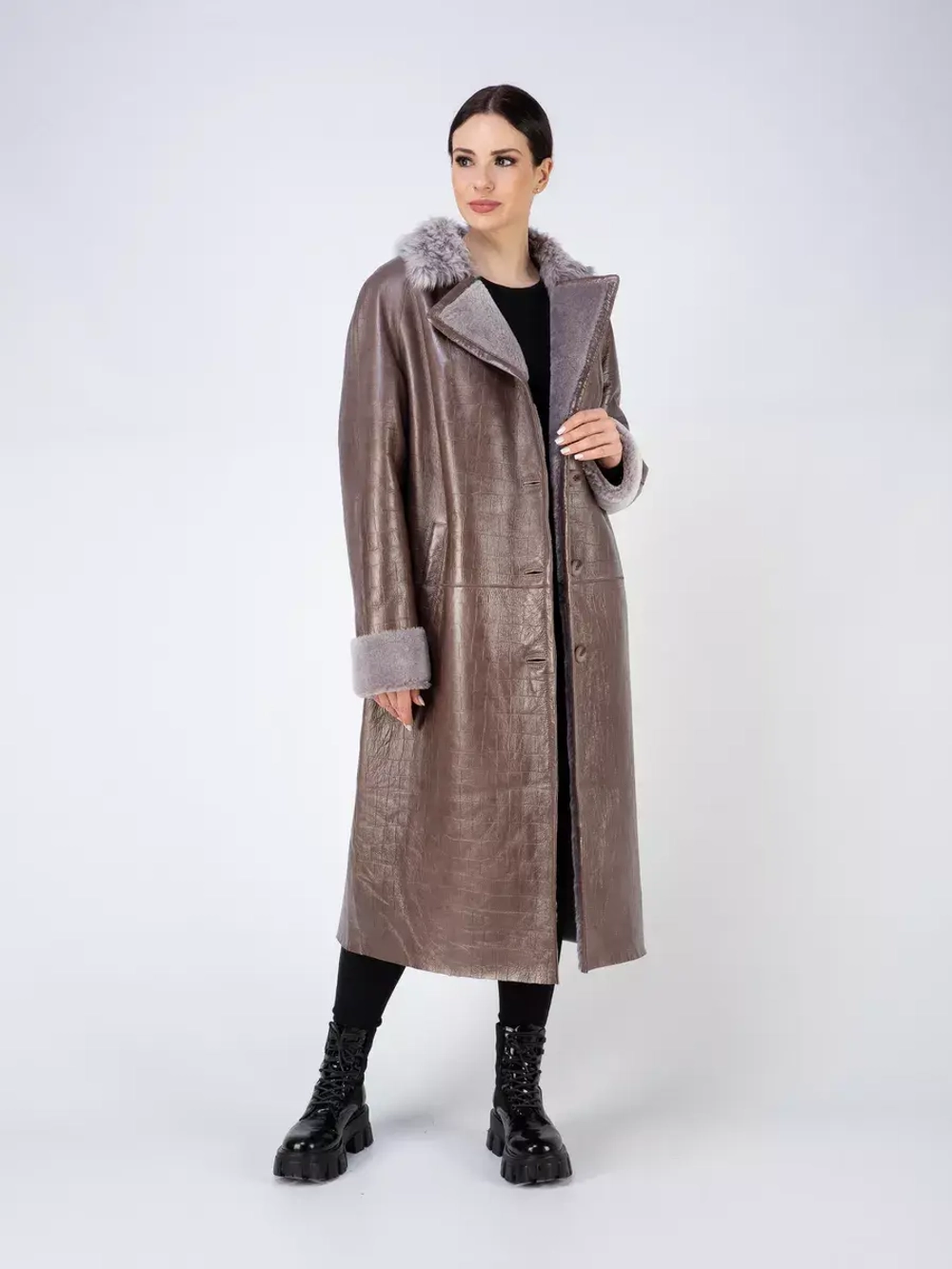 Дубленка зимняя натуральная Турция