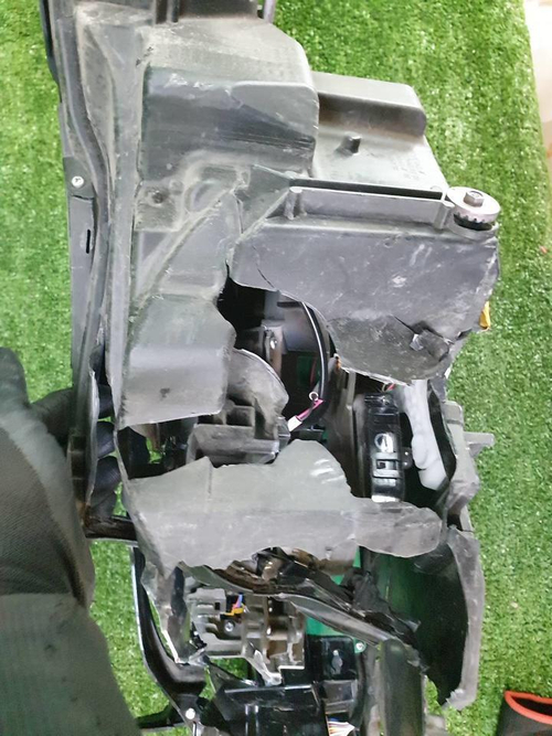 Битая Фара правая Lexus RX 4 (2015-2019) LED под 1 блок