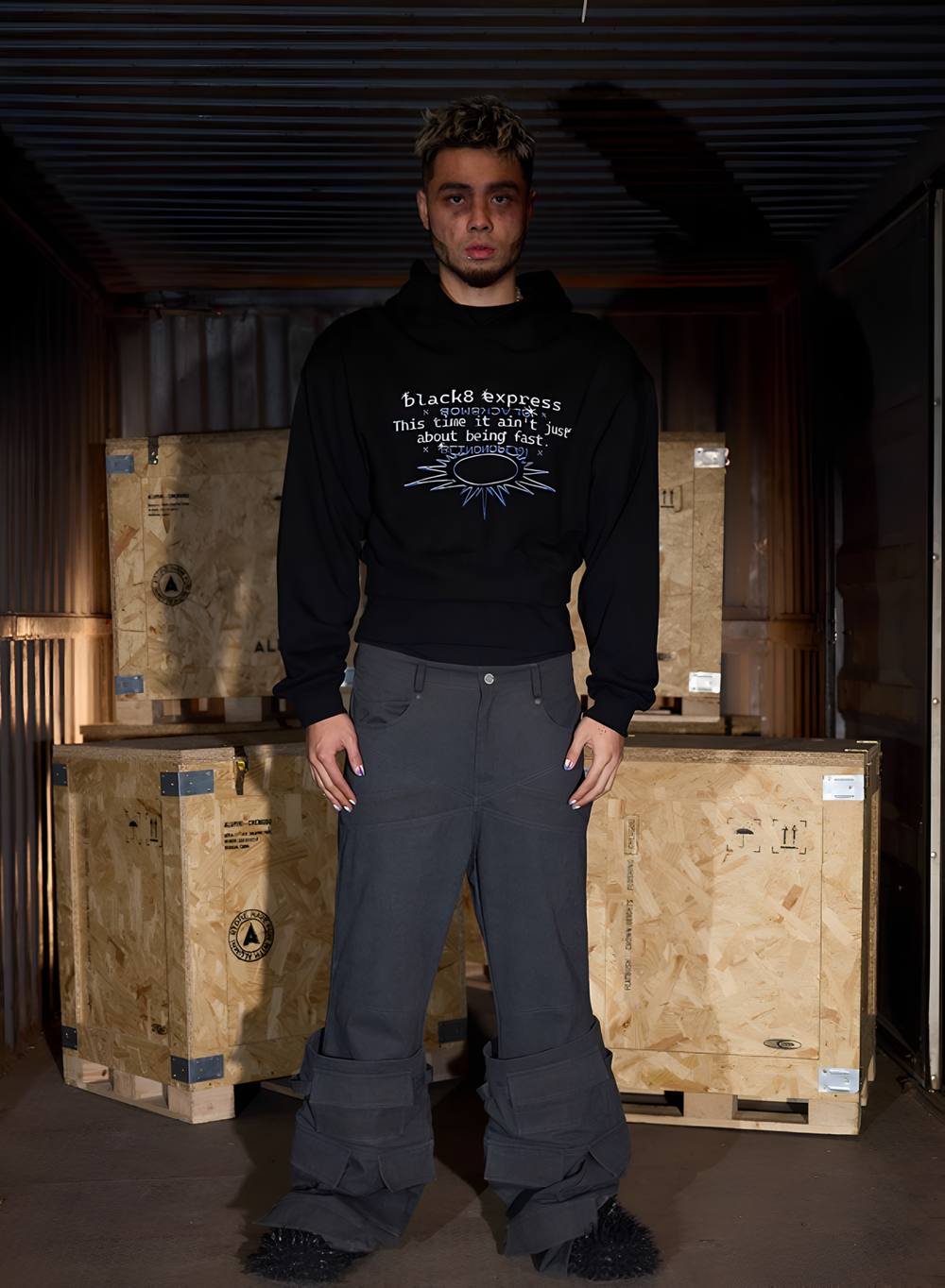 Худи BLIND x BLACK8 "Joint Logo" Hoodie