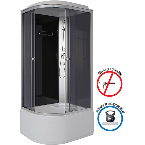 Душевая кабина Niagara Eco 90x80 R E90/80/40R/TN без гидромассажа