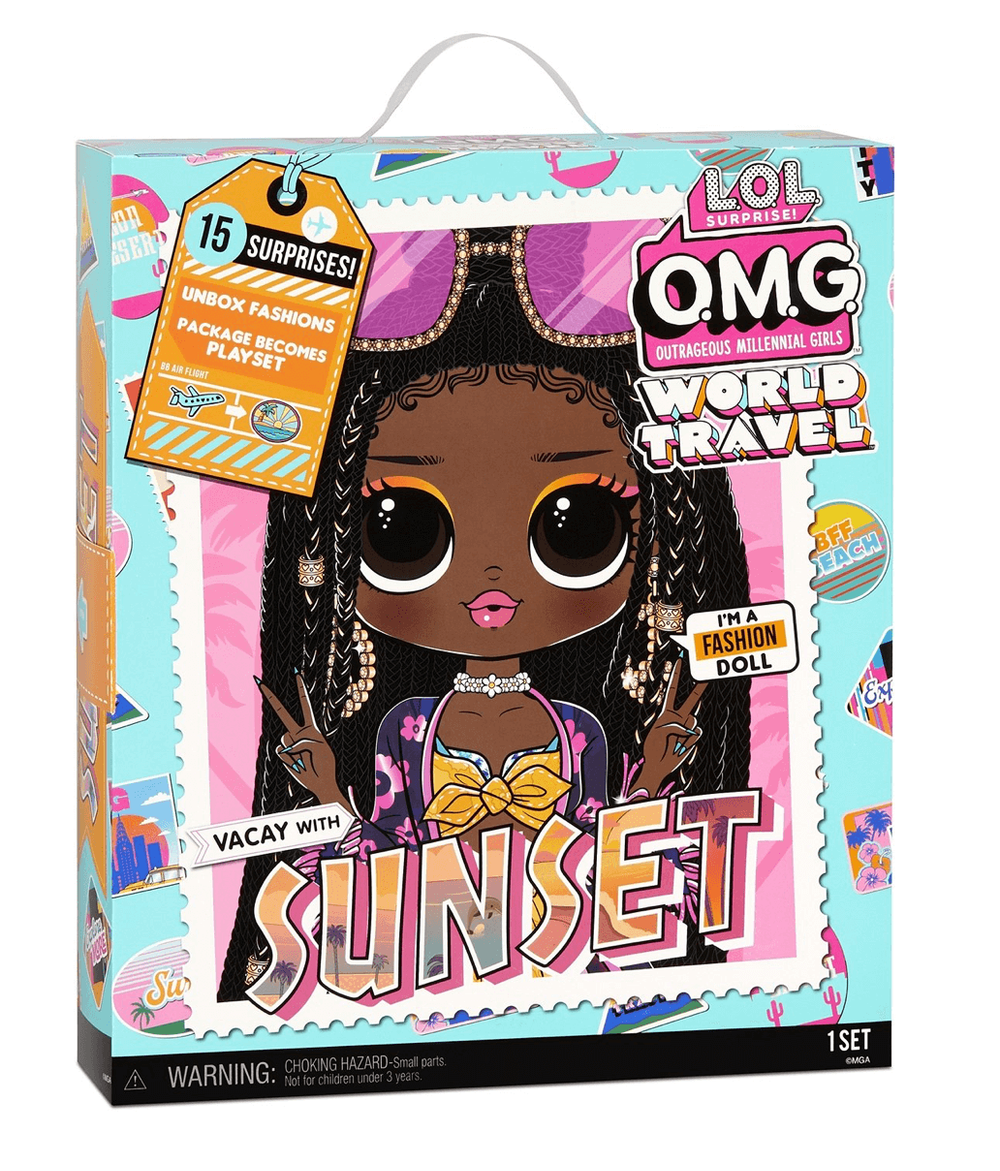 Кукла L.O.L. Surprise OMG Travel Doll Sunset,576570EUC