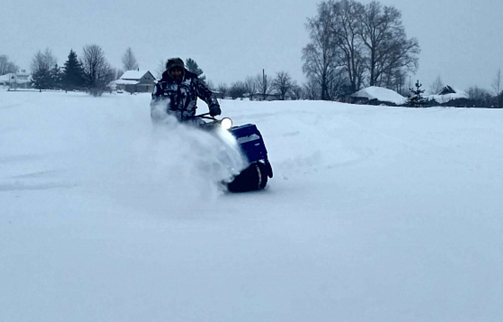 Мотобуксировщик Альбатрос-XLV 15 тележки, 1450 мм
