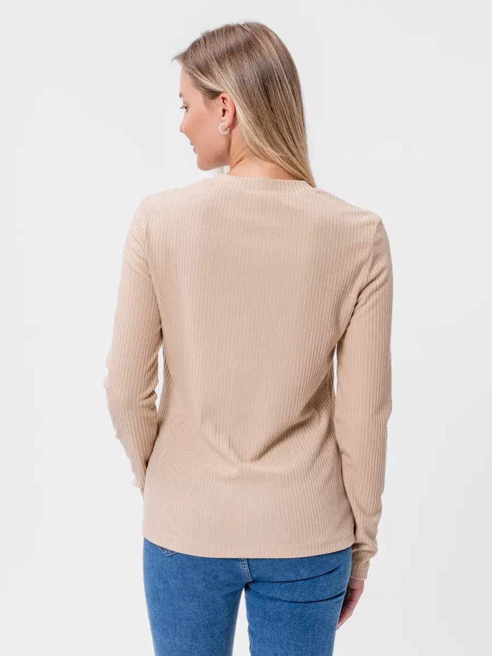 Лонгслив трикотажный базовый