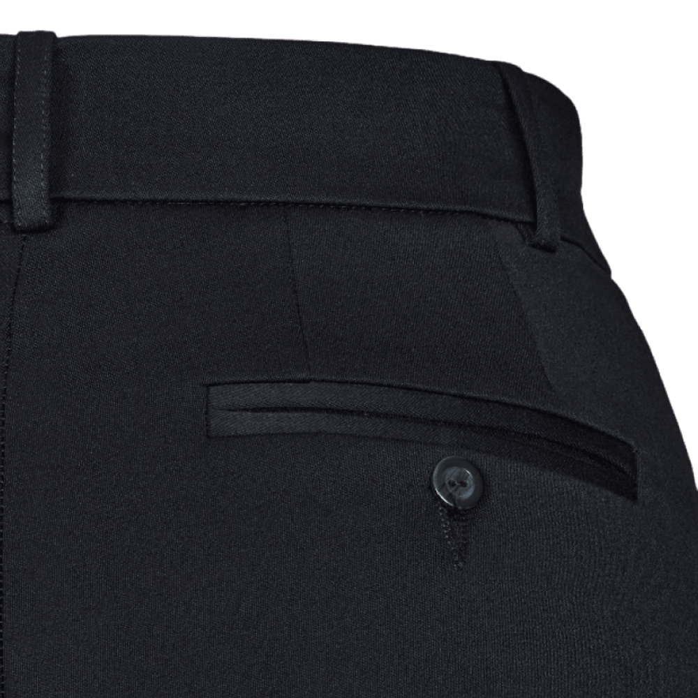 Брюки прямые из шерсти с поясом