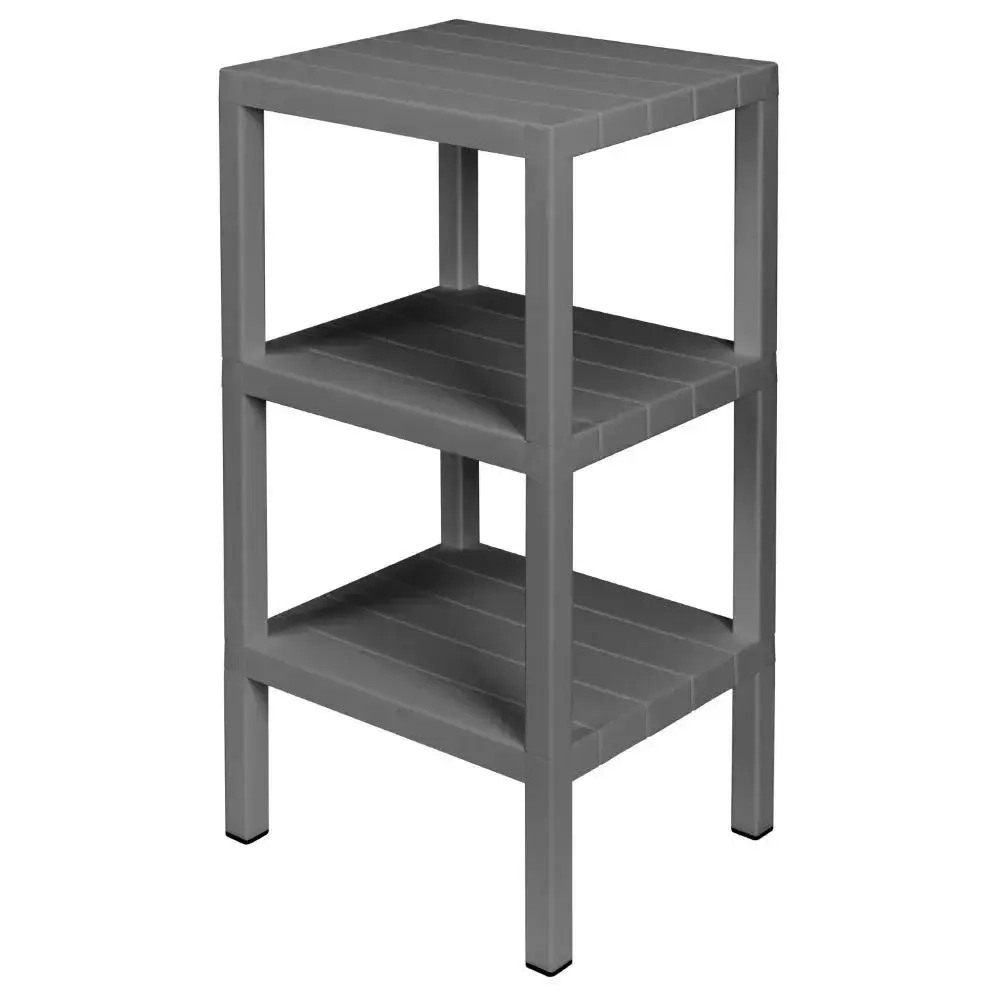 Этажерка прямоугольная nature 384х725 мм (серый) (комплект 3 шт)