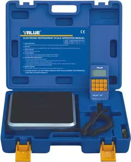 Весы электронные VALUE VES-50B (до 50кг; питание 9V / 220V; программируемые; соленоидный клапан)