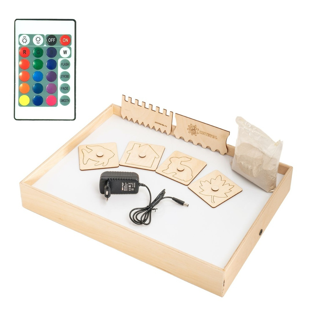 Планшет для рисования песком с набором аксессуаров