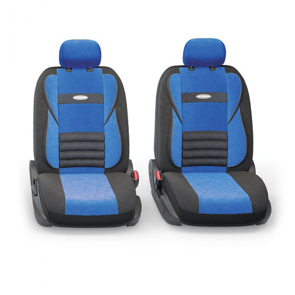 Авточехлы AUTOPROFI COMFORT CMB-1105 BK/BL черный/синий размер М