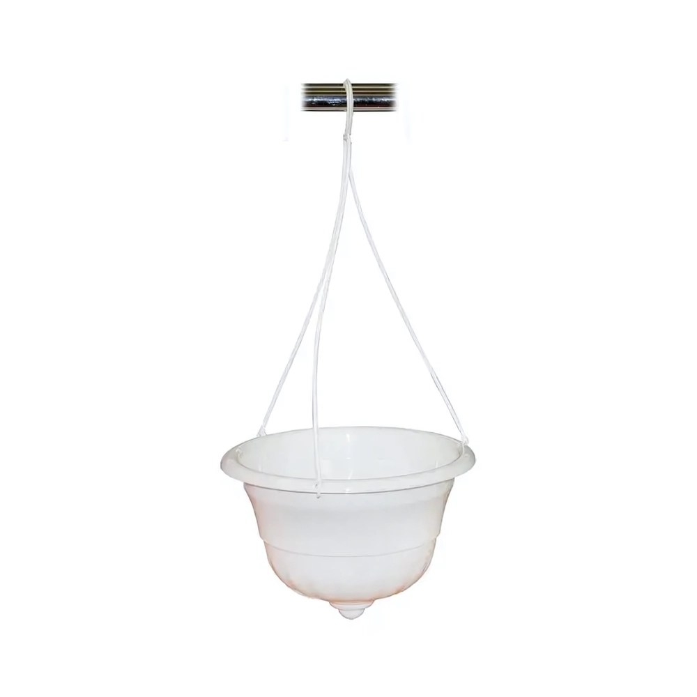 Горшок-кашпо Грация 4,5л подвесной белый