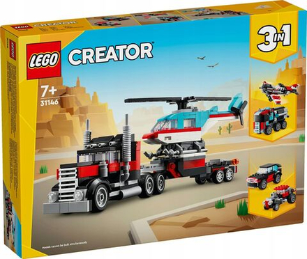 Конструктор LEGO Creator - Грузовик и вертолет 3 в 1 - Лего Креатор 31146