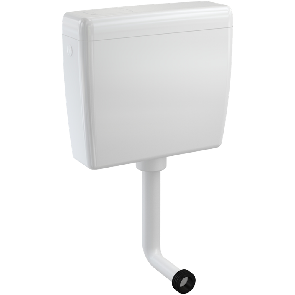 Универсальный бачок Alcaplast для унитаза ALCA UNI, Старт/Стоп, 1/2", белый (A94-1/2")