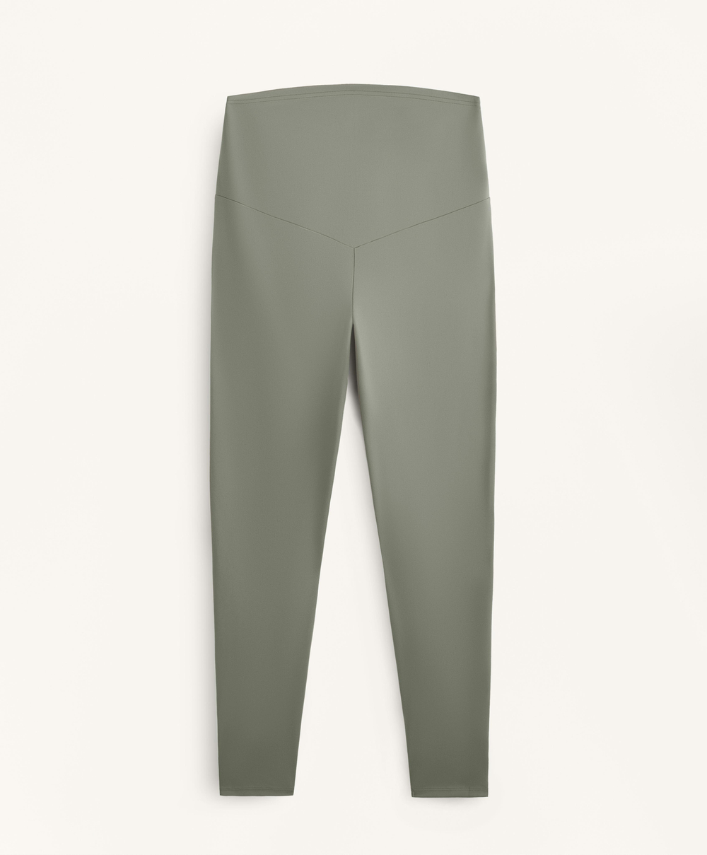 OYSHO Удобные легинсы для будущих мам, светлый хаки