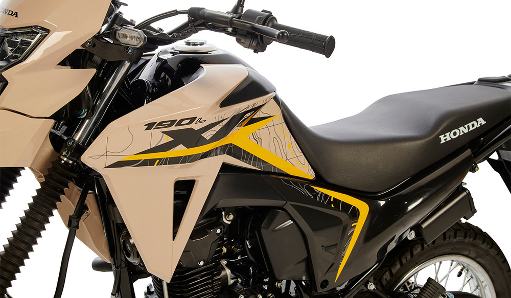 Мотоцикл Honda XR190 L желтый