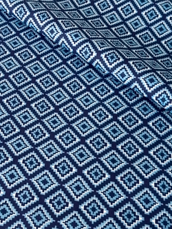 Ткань бязь плательная, рис. "Ромбы", ширина 150 см, арт. 122