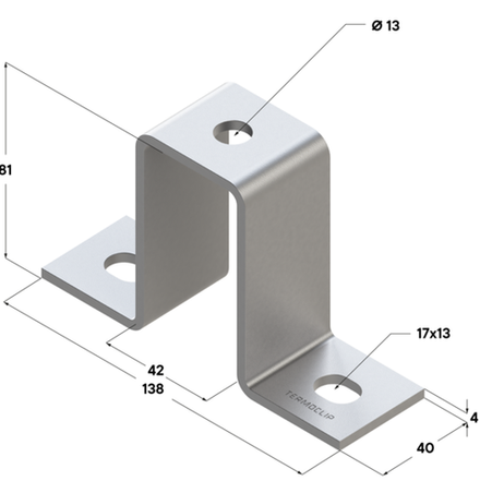 Скоба соединительная TCC SC 41х 82 4F3