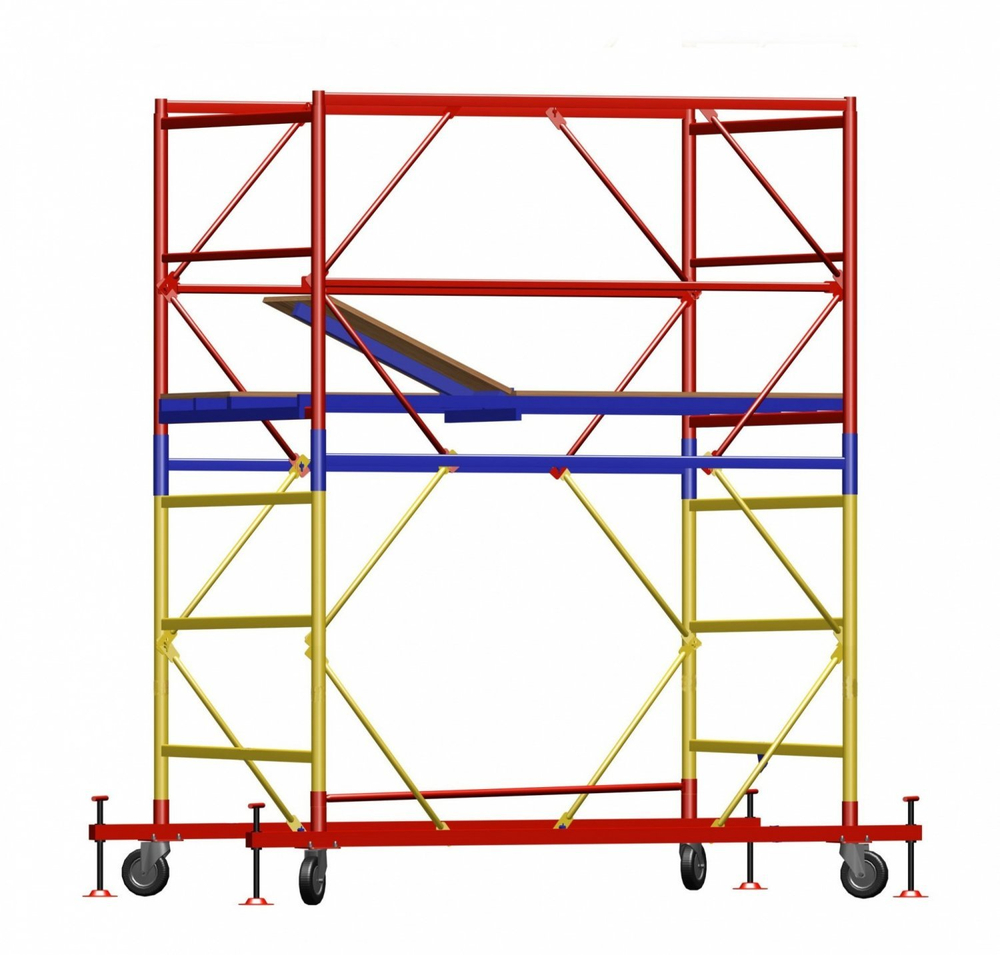 Вышка тура строительная ВСР-1 (рабочая площадка 0.7 x 1.6 м)