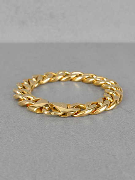 Мужской браслет из стали, панцирное плетение