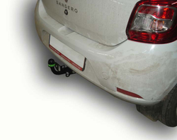 Фаркоп(прицепное) Лидер-Плюс для RENAULT LOGAN 2005- , SANDERO 2014- (паспорт и сертификат в комплекте)(без электрики)R114-A
