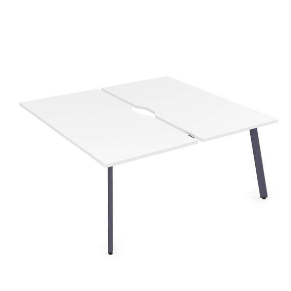 10БДКВ.278 Стол системы БЕНЧ, сдвоенный, на 2 рабочих места - конечный (1200*1435*750)