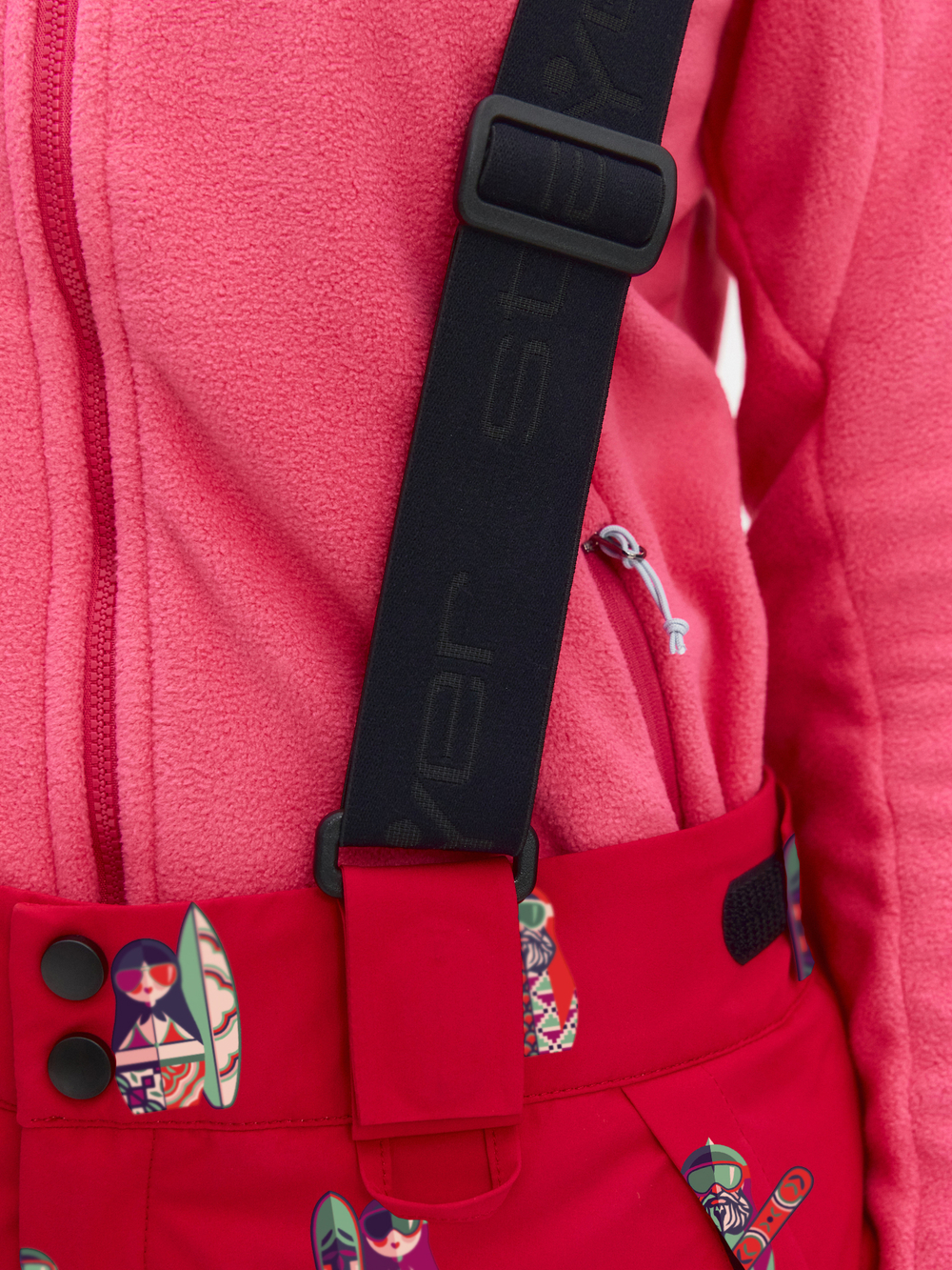 Брюки горнолыжные утепленные (маджента\пурпурные)