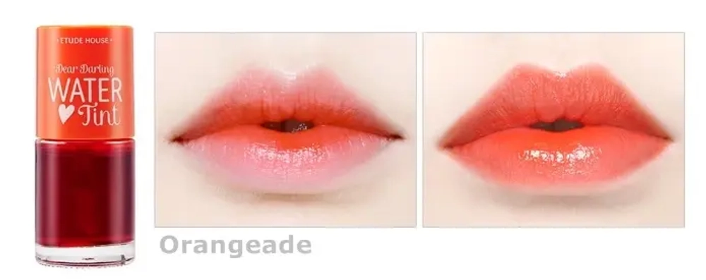 ETUDE HOUSE Увлажняющий гелевый тинт для губ - Dear Darling Water Gel Tint #03 Orange, 10мл