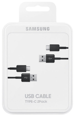 Комплект кабелей Samsung EP-DG930MBRGRU USB Type-C - USB 2.0, черный