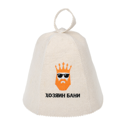 Шапка Хозяин бани Банные штучки