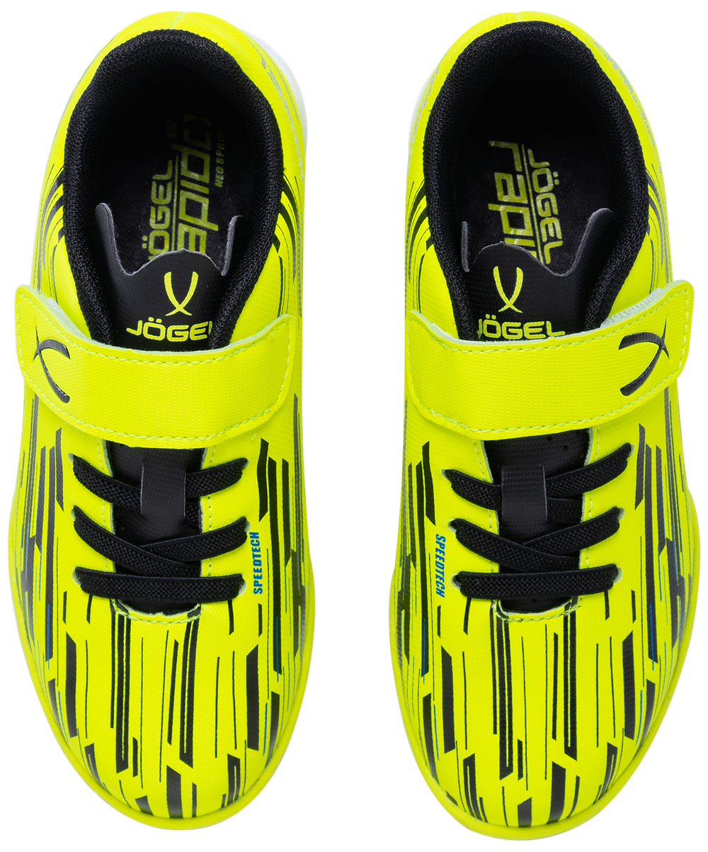 Бутсы зальные Rapido JSH101-K, лайм, р. 28-33