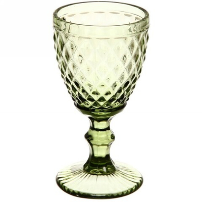 Бокал для вина «Cristal» Ромб зеленый