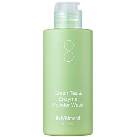 Пудра энзимная для умывания с ароматом матчи By Wishtrend Green Tea & Enzyme Powder Wash, 110 г