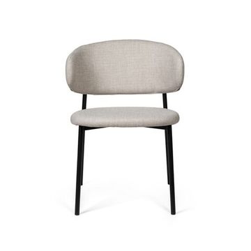 Стул Adele, ткань, светло-серый